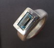 Ring mit Aquamarin